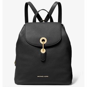 MICHAEL KORS
Raven Medium Pebbled Leather Backpack